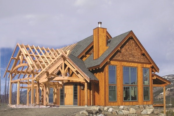 Timber Frame Home Plan Pic 1