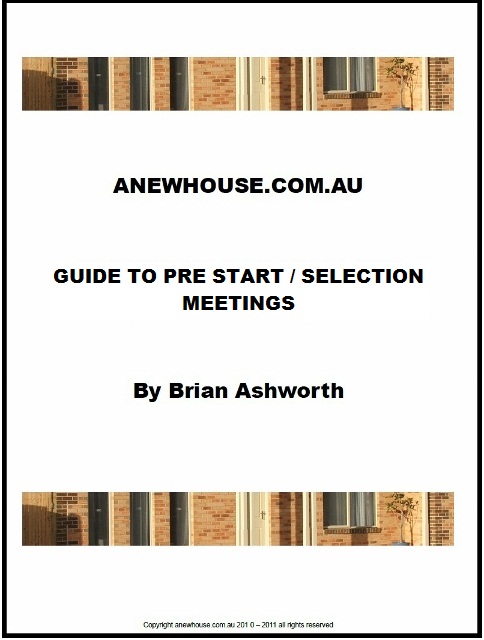 Pre-Start / Selection Guide 2nd Edition