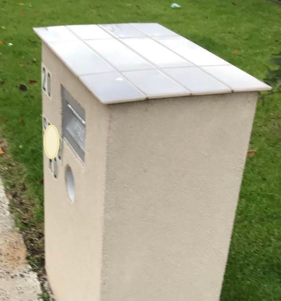 Tile Top Letter Box